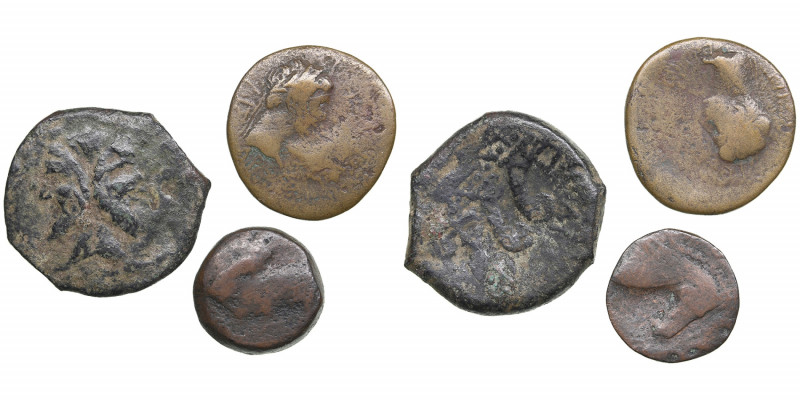 Greek and Roman coins (3)
Various condition. Sold as is, no return.