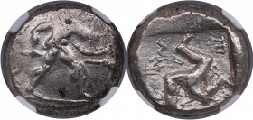 Pamphylia, Aspendus AR Stater c. mid-5th Century BC - NGC XF
Strike 2/5. Surface 5/5. Magnificent lustrous specimen. Rare condition for this type. SNG...