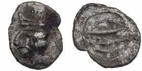 Kings of Persis AR Obol Prince "Y" Circa AD 30s
0.39g. 10mm. F/F