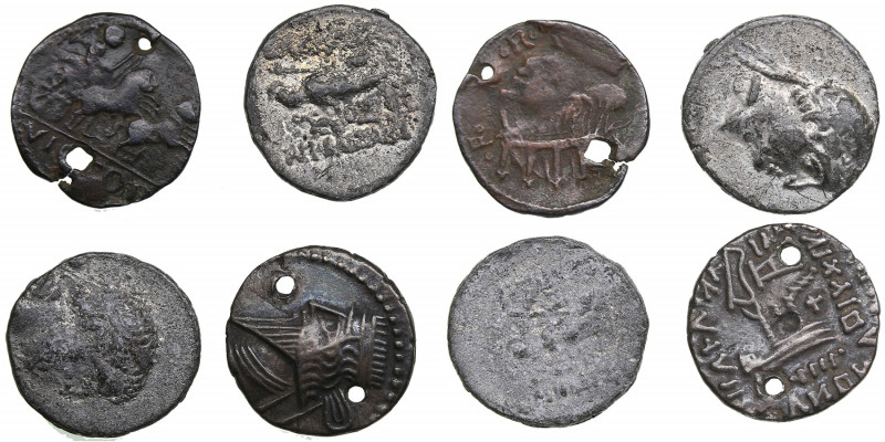 Parthian, Cappadocian and Spanish ancient coins (4)
Various condition. Sold as i...