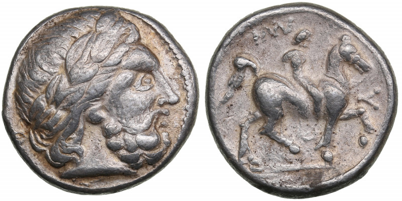 Pannonia AR Tetradrachm Imitation of Philip II of Macedon. Circa 3rd - 2nd centu...