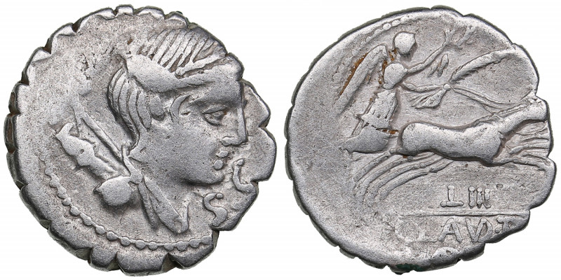 Roman Republic, Rome AR Denarius serratus - Ti. Claudius Ti.f. Ap.n. Nero ca. 79...