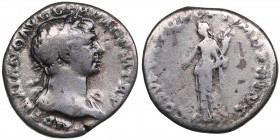 Roman Empire AR Denarius - Trajan (98-117 AD)
3.08g. 19mm. F/F
