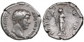 Roman Empire AR Denarius - Hadrian (117-138 AD)
3.34g. 19mm. VF/VF HADRIANVS AVG COS III P P/ SPES PR, Spes standing left.