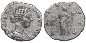 Roman Empire AR Denarius - Lucilla (daughter of Marcus Aurelius) (161-169 AD)
2.64g. 18mm. VF/VF LVCILLA - AVGVSTA/ LAETITIA, Laetitia standing to lef...