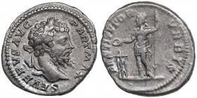 Roman Empire AR Denarius - Septimius Severus (193-211 AD)
3.14g. 20mm. XF-/VF SEVERVS AVG PART MAX/ RESTITVTOR VRBIS, Emperor standing to left.
