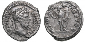 Roman Empire AR Denarius - Septimius Severus (193-211 AD)
3.12g. 18mm. VF/VF SEVERVS PIVS AVG/ LIBERALITAS AVGG IIII, Liberalitas standing left.