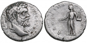 Roman Empire AR Denarius - Septimius Severus (193-211 AD)
2.67g. 18mm. F/F