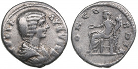 Roman Empire AR Denarius - Julia Domna (wife of S. Severus) (193-217 AD)
3.33g. 19mm. VF/F
