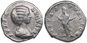 Roman Empire AR Denarius - Julia Domna (wife of S. Severus) (193-217 AD)
3.50g. 18mm. VF/F