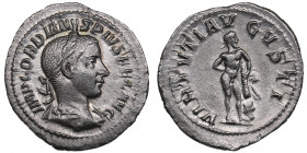 Roman Empire AR Denarius - Gordian III (238-244 AD)
2.70g. 21mm. UNC/UNC Magnificent lustrous specimen. Very beautiful coin. IMP GORDIANVS PIVS FEL AV...