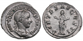 Roman Empire AR Denarius - Gordian III (238-244 AD)
2.78g. 21mm. UNC/UNC Magnificent lustrous specimen. Very beautiful coin. IMP GORDIANVS PIVS FEL AV...