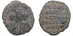 Byzantine Æ follis
2.72g. F/F