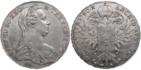 Austria 1 thaler 1780
28.00g. XF/AU