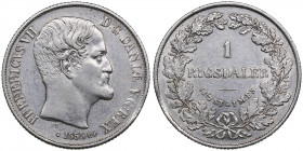 Denmark 1 rigsdaler 1855 - Frederik VII (1848-1863)
14.41g. VF/VF+ Traces of mint luster.