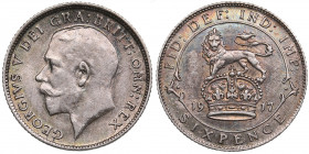 Great Britain 6 Pence 1917 - George V (1910-1936)
2.82g. VF/XF
