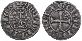 France Double tournois - Philippe IV le Bel (the Fair) (1285–1314)
1.18g. 20mm. VF/VF