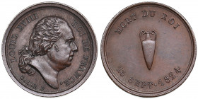 France medal 16. sept. 1824
2.35g. 15mm. AU/UNC