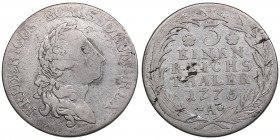 Germany, Brandenburg-Prussia 1/3 reichs thaler 1775 A - Friedrich II (1740-1786)
8.01g. F/VF