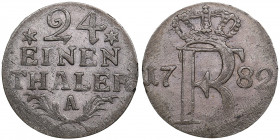 Germany, Prussia 1/24 Thaler 1782 - Friedrich II (1740-1786)
1.88g. XF/XF