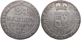 Germany 2/3 Thaler - 24 Mariengroschen 1795 PLM - George III (1760–1820)
12.16g. XF-/XF