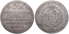 Germany, Mecklenburg-Schwerin 32 Schilling 1797
18.11g. VF/VF