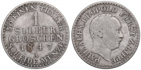 Germany, Lippe-Detmold 1 groschen 1847 A - Paul Alexander Leopold II (1802-1851)
1.40g. VF/F