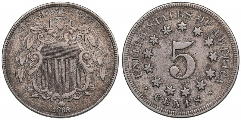 USA 5 cents 1868
5.04g. VF/VF