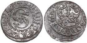 Riga, Poland solidus - Sigismund III (1587-1632)
0.63g. AU/AU Mint luster.