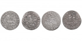 Poland-Lithuania 1/2 grosz 1548, 1549 (2)
Various condition.