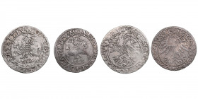Poland-Lithuania 1/2 grosz 1562, 1563 - Sigismund II Augustus (1545-1572) (2)
Various condition.