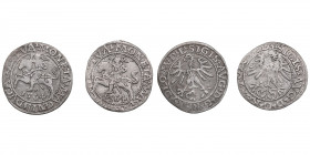 Poland-Lithuania 1/2 grosz 1564 - Sigismund II Augustus (1545-1572) (2)
Various condition.
