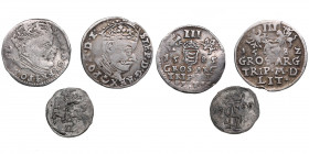 Poland-Lithuania 3 grosz 1582, 1585 & 2 denar 1566 (3)
Various condition. Sold as is, no return.