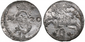 Poland-Lithuania 2 denar 1620 - Sigismund III (1587-1632)
0.59g. AU/AU