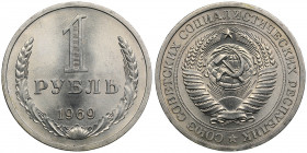 Russia, USSR 1 rouble 1969
7.38g. UNC/UNC