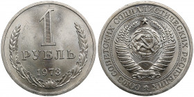 Russia, USSR 1 rouble 1973
7.51g. AU/UNC