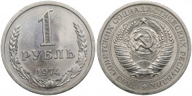 Russia, USSR 1 rouble 1974
7.48g. UNC/UNC