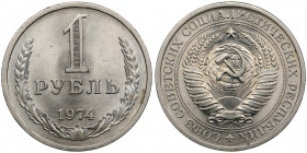 Russia, USSR 1 rouble 1974
7.63g. UNC/UNC
