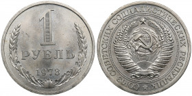 Russia, USSR 1 rouble 1978
7.41g. UNC/UNC