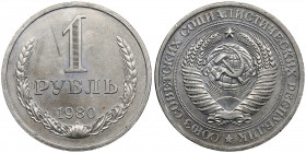 Russia, USSR 1 rouble 1980
7.56g. AU/UNC