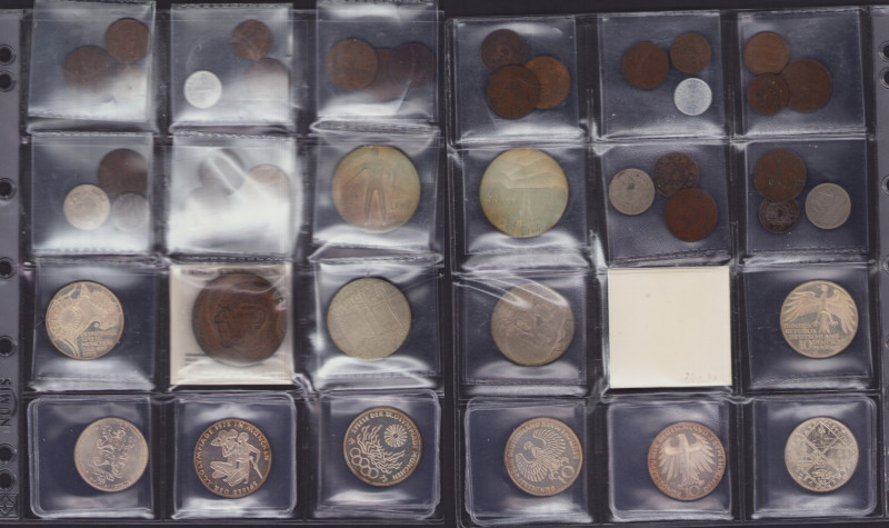 Coin Lots: Latvia, Germany, Czechoslovakia, USA, Finland (22)
Various condition....