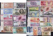 Lot of World paper money: Serbia, Russia USSR, Yugoslavia, Brazil, Madagascar (26)
Various condition. Sold as is, no returns.