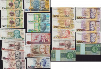 Lot of World paper money: Brazil (22)
Various condition. Sold as is, no returns.