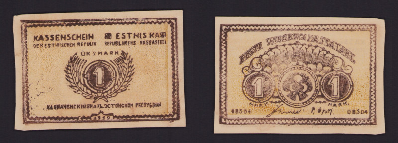 Estonia 1 mark 1919 - Forgery
AU