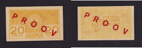 Estonia 20 penni ND (1919) - Specimen
UNC. Pick 41s. Very rare!