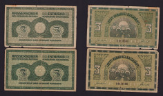 Estonia 3 marka 1919 (2)
Various condition. Sold as is, no returns.