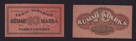 Estonia 10 marka 1922 A
AU. Pick 53b.