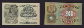 Estonia 20 krooni 1932
Pick 64a. UNC