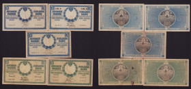 Collection of Finland, Russia 5 Markkaa 1909 (5)
Various condition. Sold as is, no returns.
