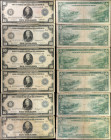 Lot of (6) 1914 $10 Federal Reserve Notes. Fine to Very Fine.
An assortment of six 1914 $10's, with condition ranging from Fine to VF. Damage/issues ...